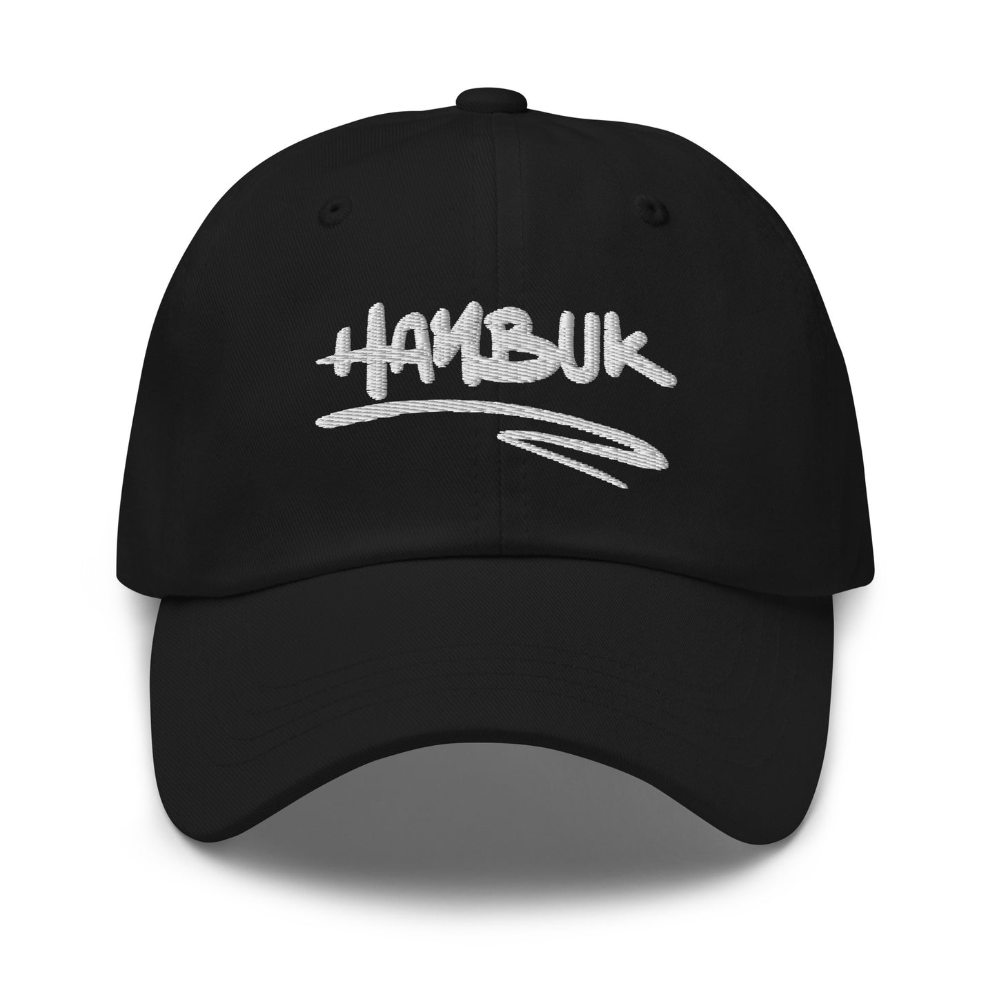 한북 Scribbled Classic Dad Hat - Black