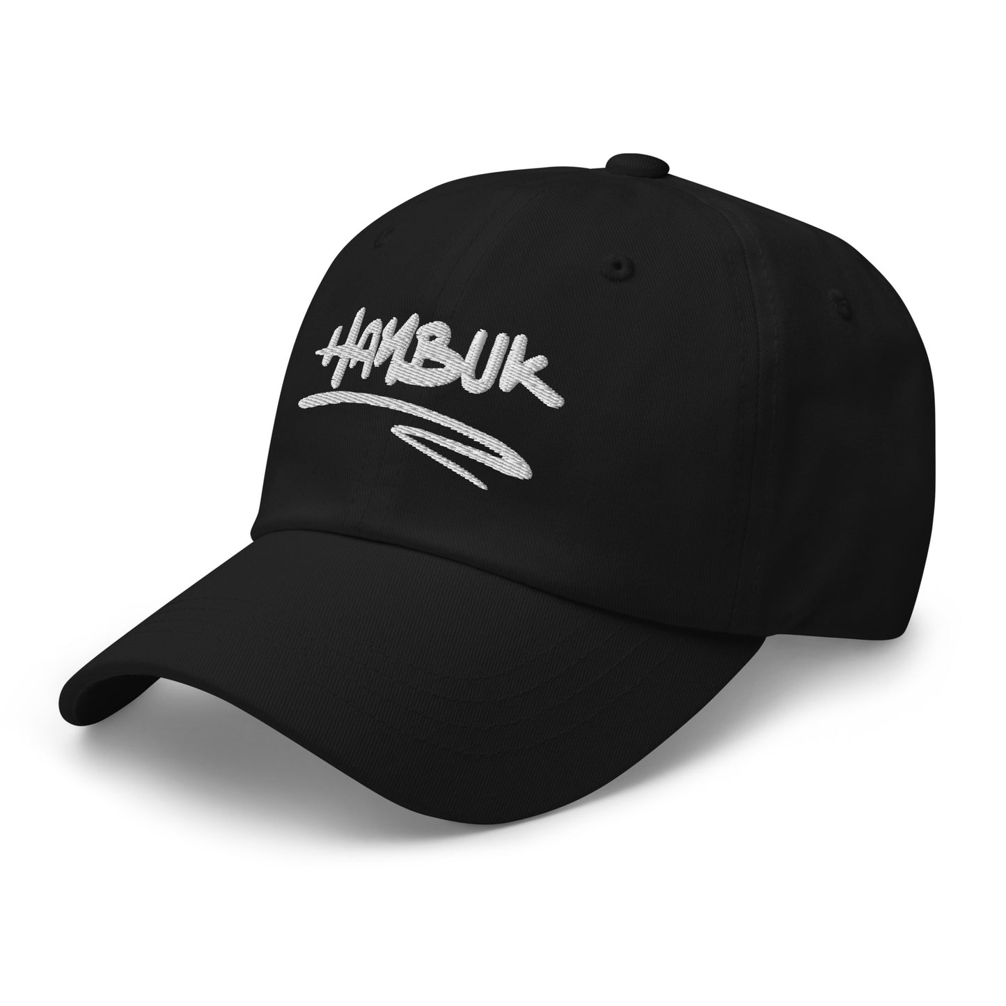 한북 Scribbled Classic Dad Hat - Black