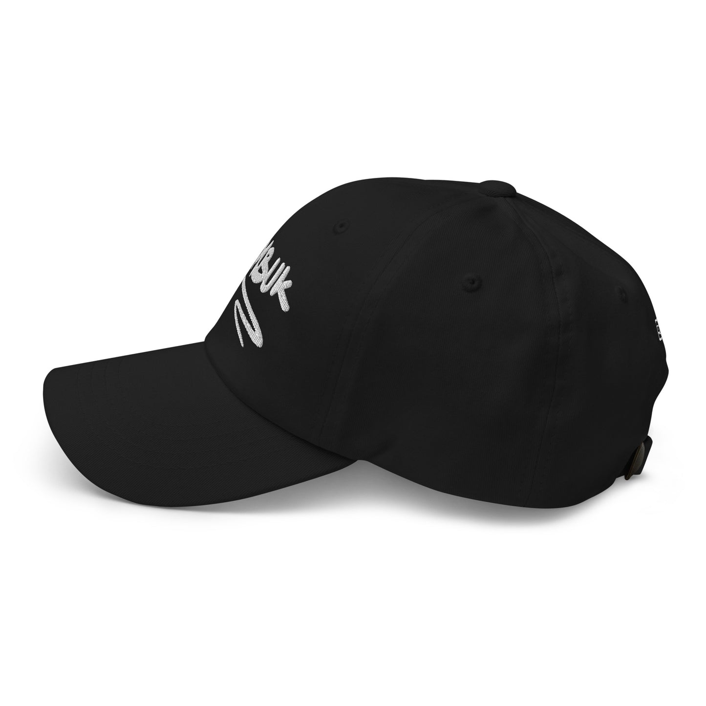 한북 Scribbled Classic Dad Hat - Black