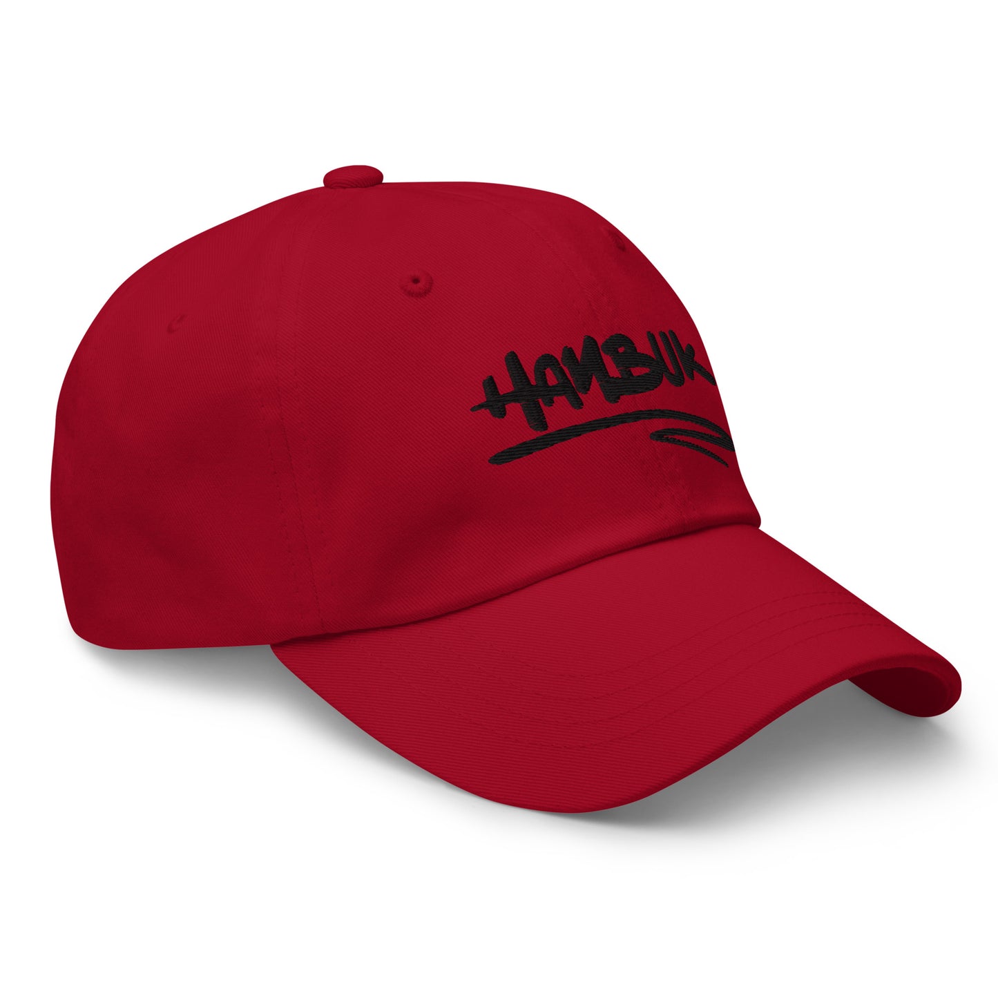 한북 Scribbled Classic Dad Hat - 크랜베리