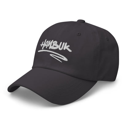 한북 Scribbled Classic Dad Hat - Grey