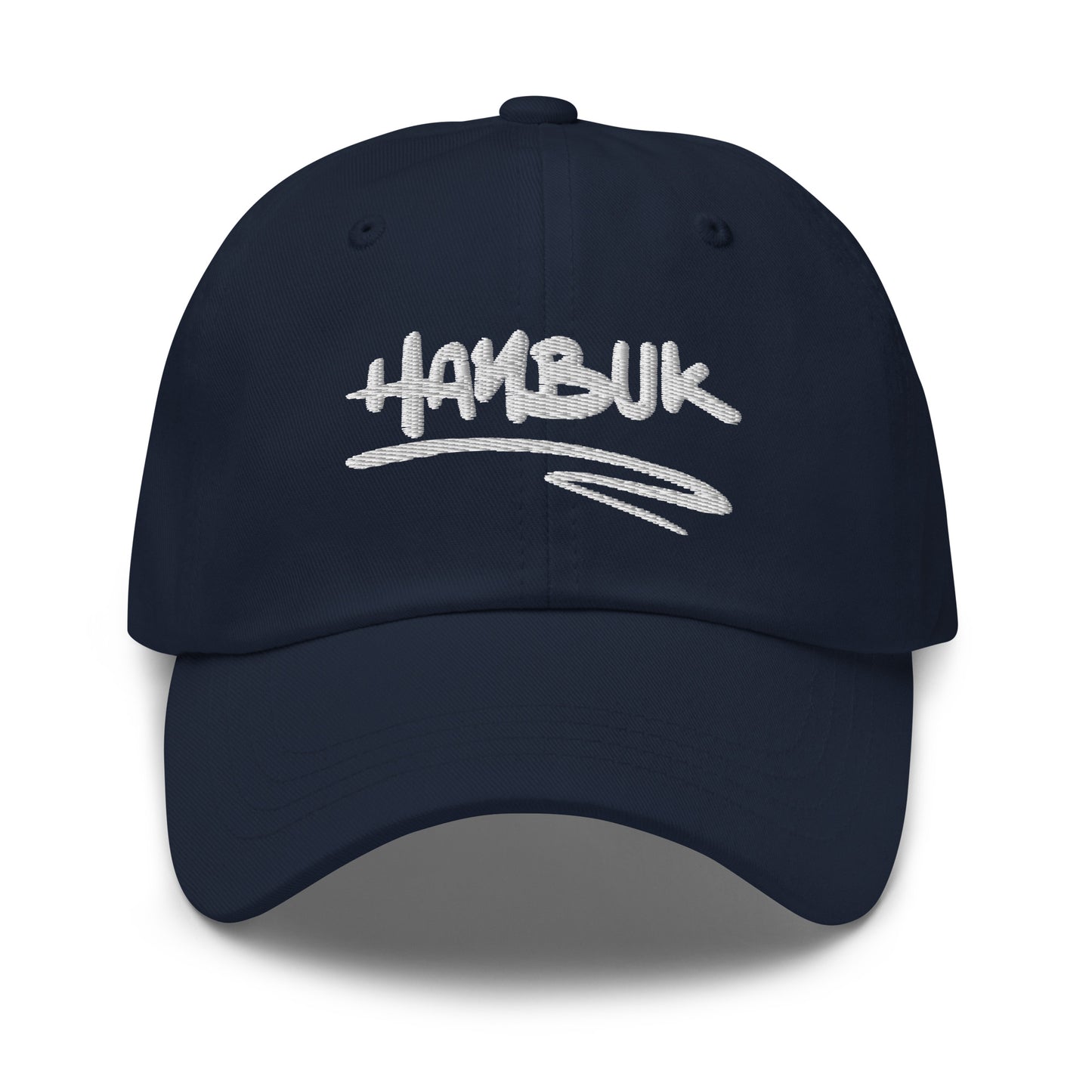 한북 Scribbled Classic Dad Hat - Navy