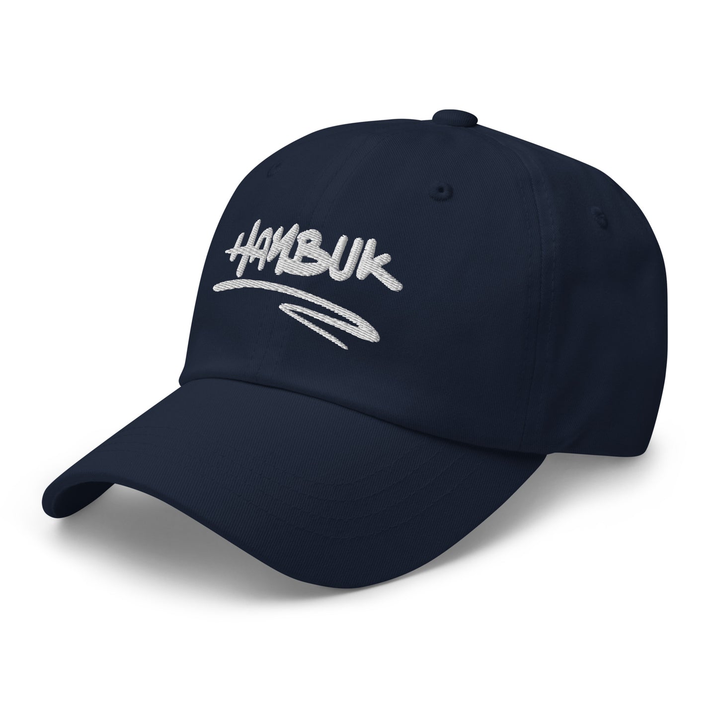 한북 Scribbled Classic Dad Hat - Navy