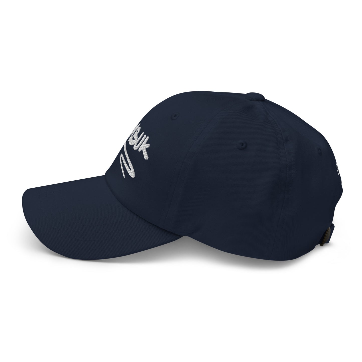 한북 Scribbled Classic Dad Hat - Navy