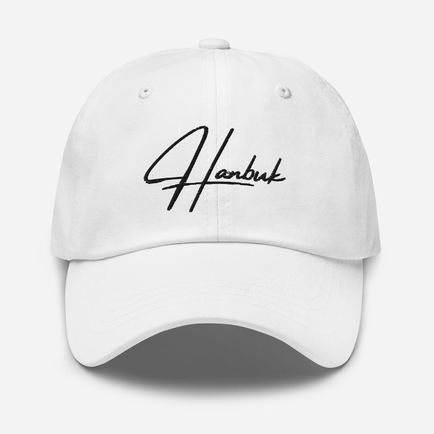 한북 Signature Classic Dad Hat - White