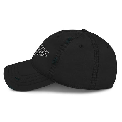 한북 Distressed Dad Hat - Black