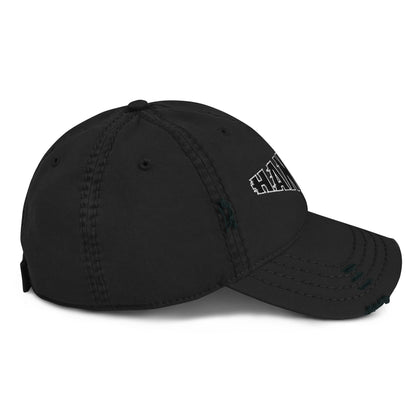 한북 Distressed Dad Hat - Black