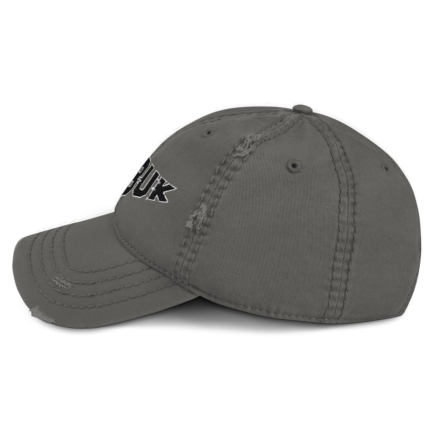 한북 Distressed Dad Hat - Charcoal Grey