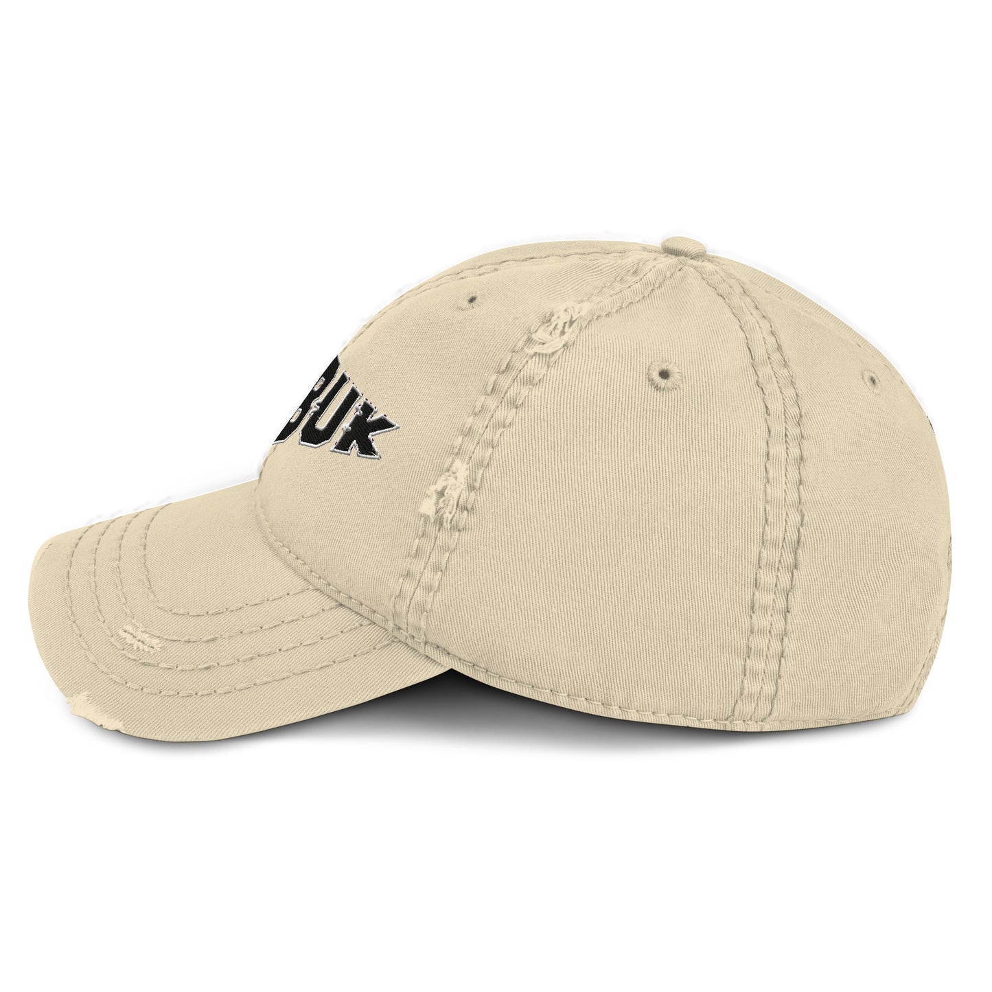 한북 Distressed Dad Hat - Khaki