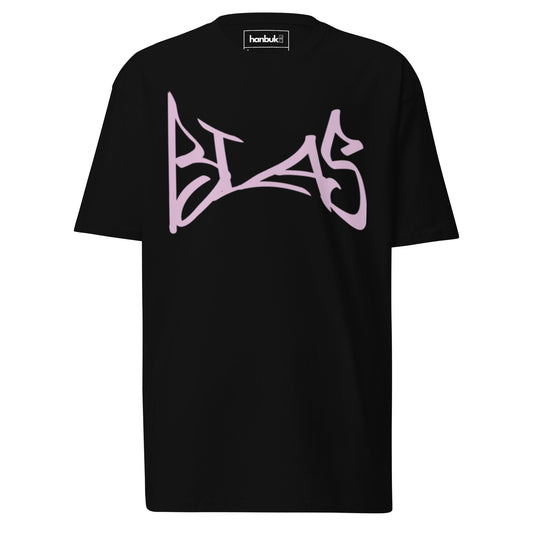 한북 Premium Bias Tee - Black Pink