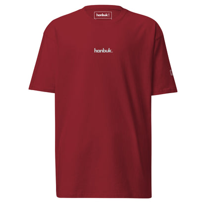 한북 Premium Simple Tee - Brick Red