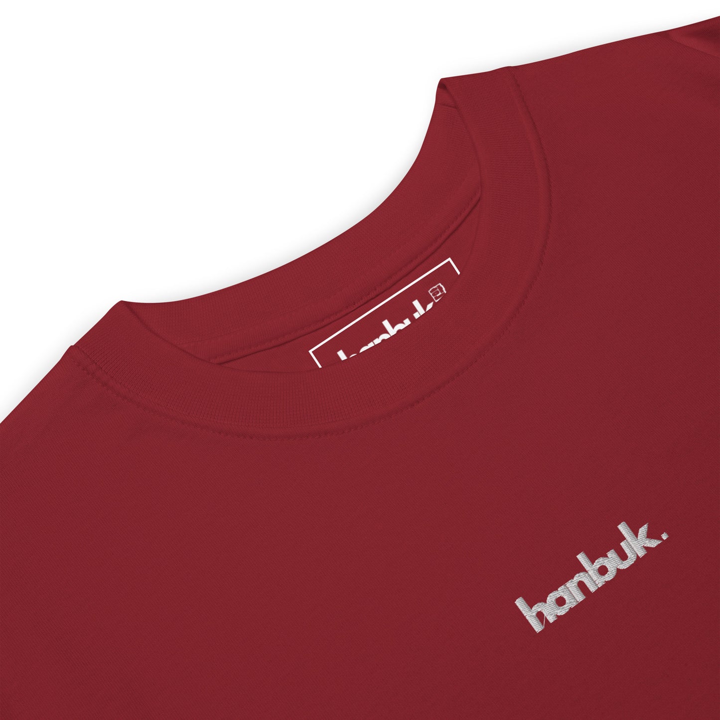 한북 Premium Simple Tee - Brick Red