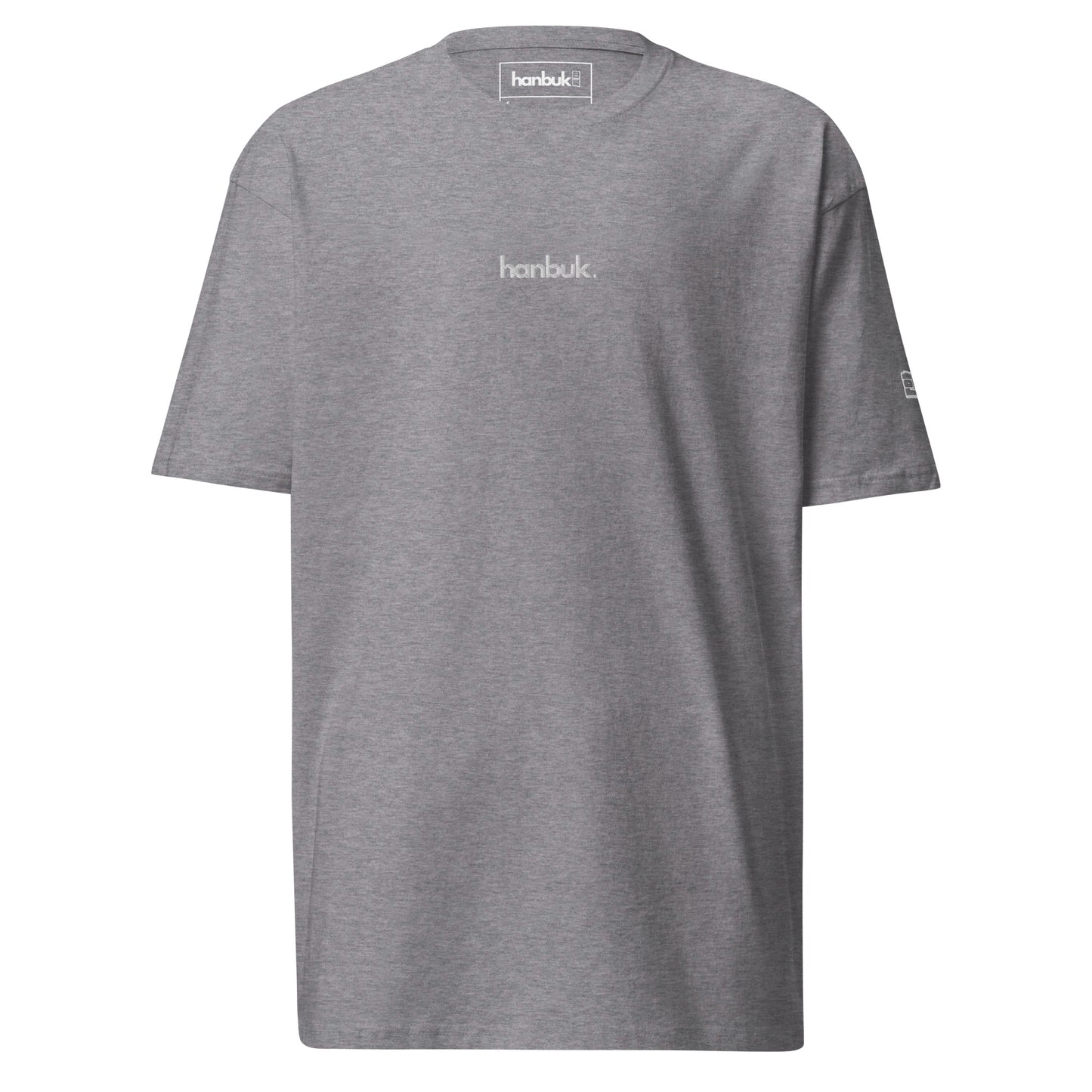 한북 Premium Simple Tee - Carbon Grey