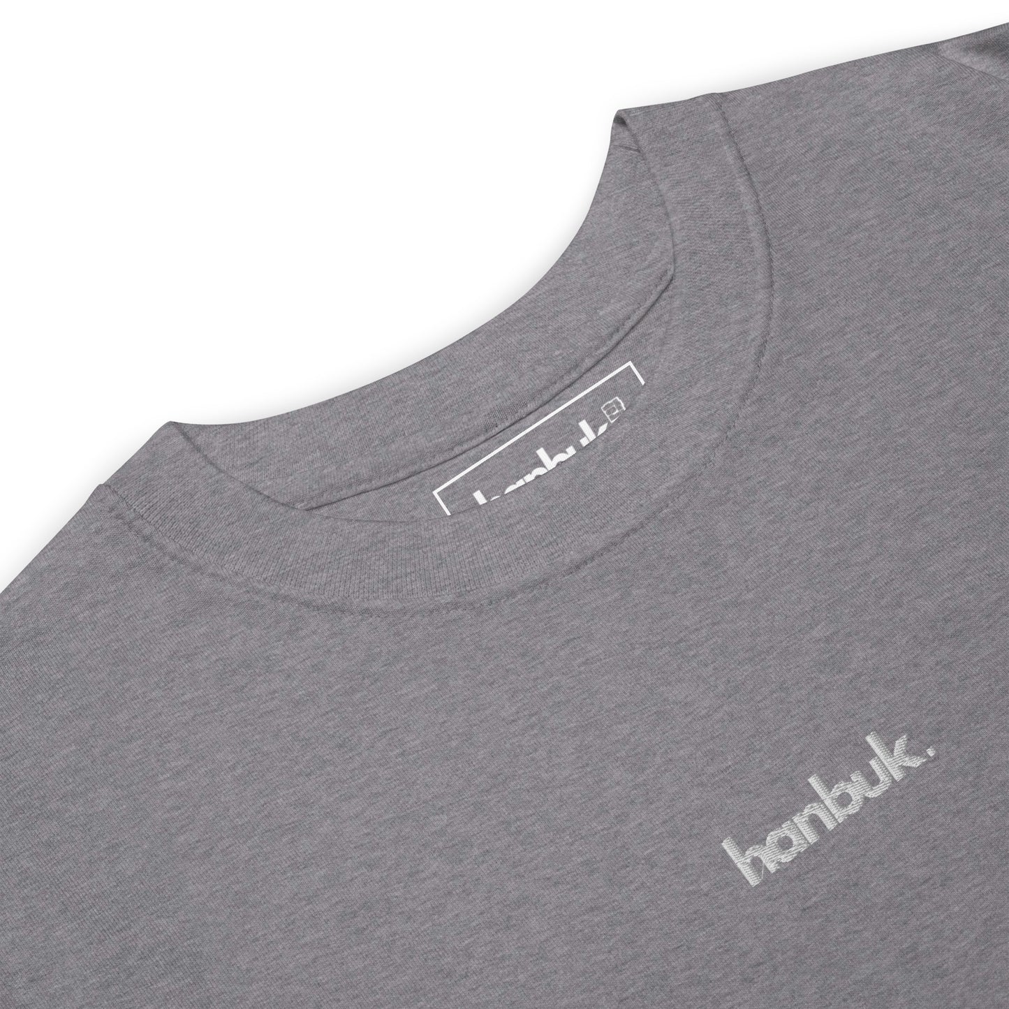 한북 Premium Simple Tee - Carbon Grey