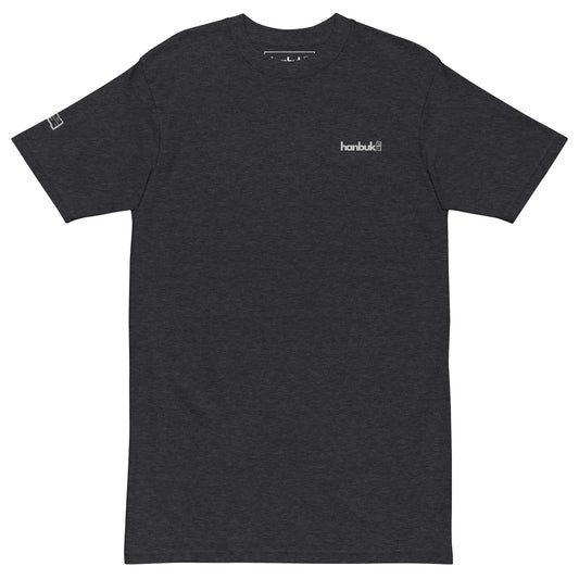 한북 Premium Logo Tee - Charcoal Heather