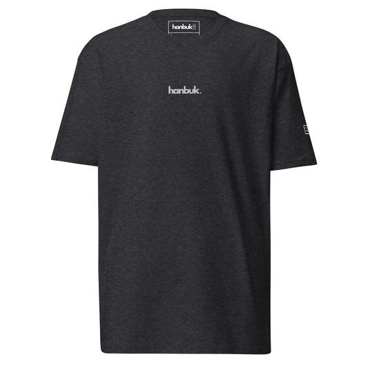 한북 Premium Simple Tee - Charcoal Heather