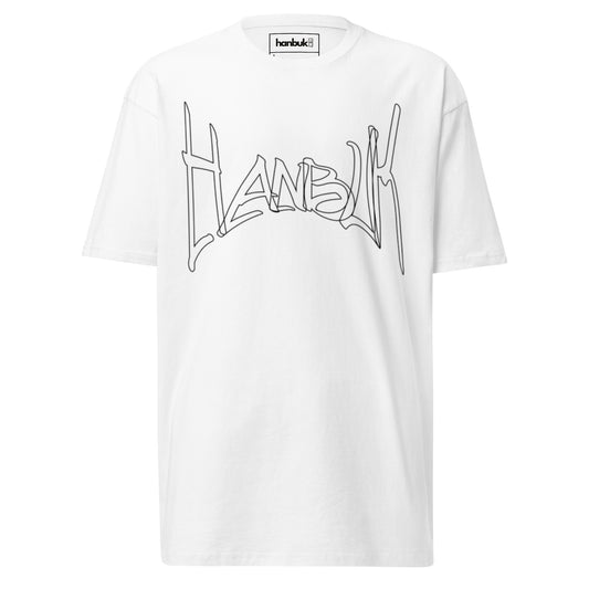 한북 Premium Stencil Tee - White