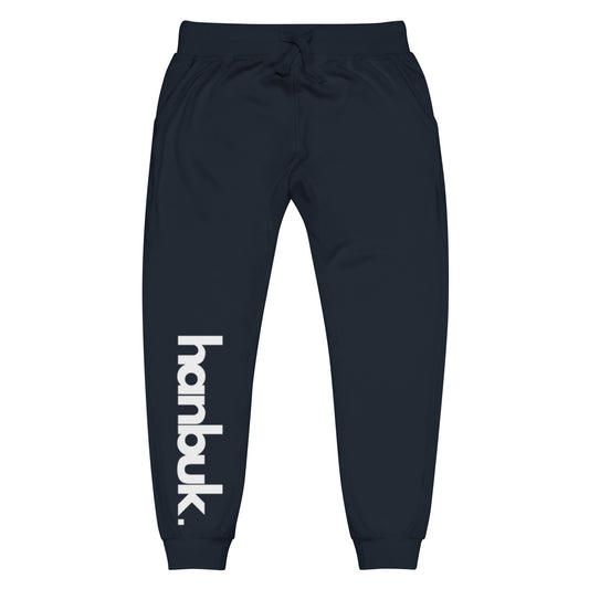 한북 Premium Logo Sweatpants - Navy