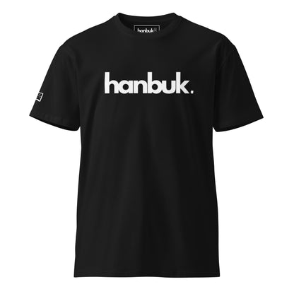 한북 Premium Simple Logo Tee - Black