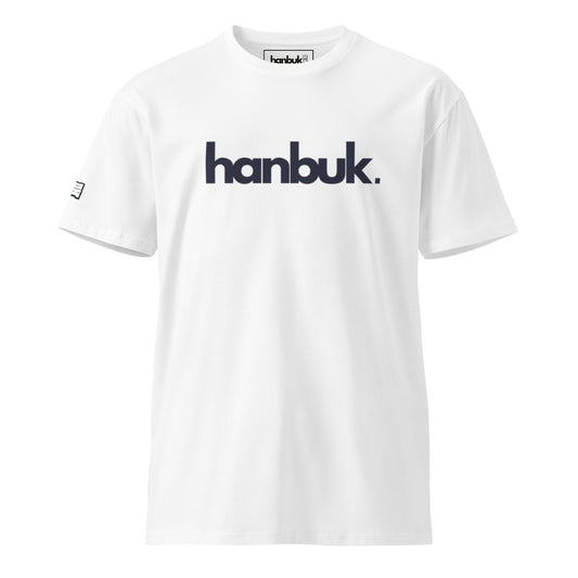 한북 Premium Simple Logo Tee - White