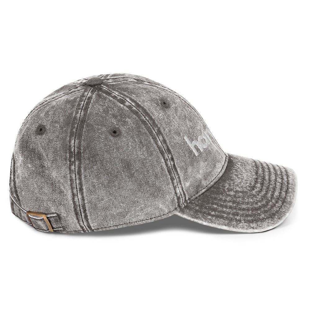 한북 Vintage Cap - Charcoal Grey