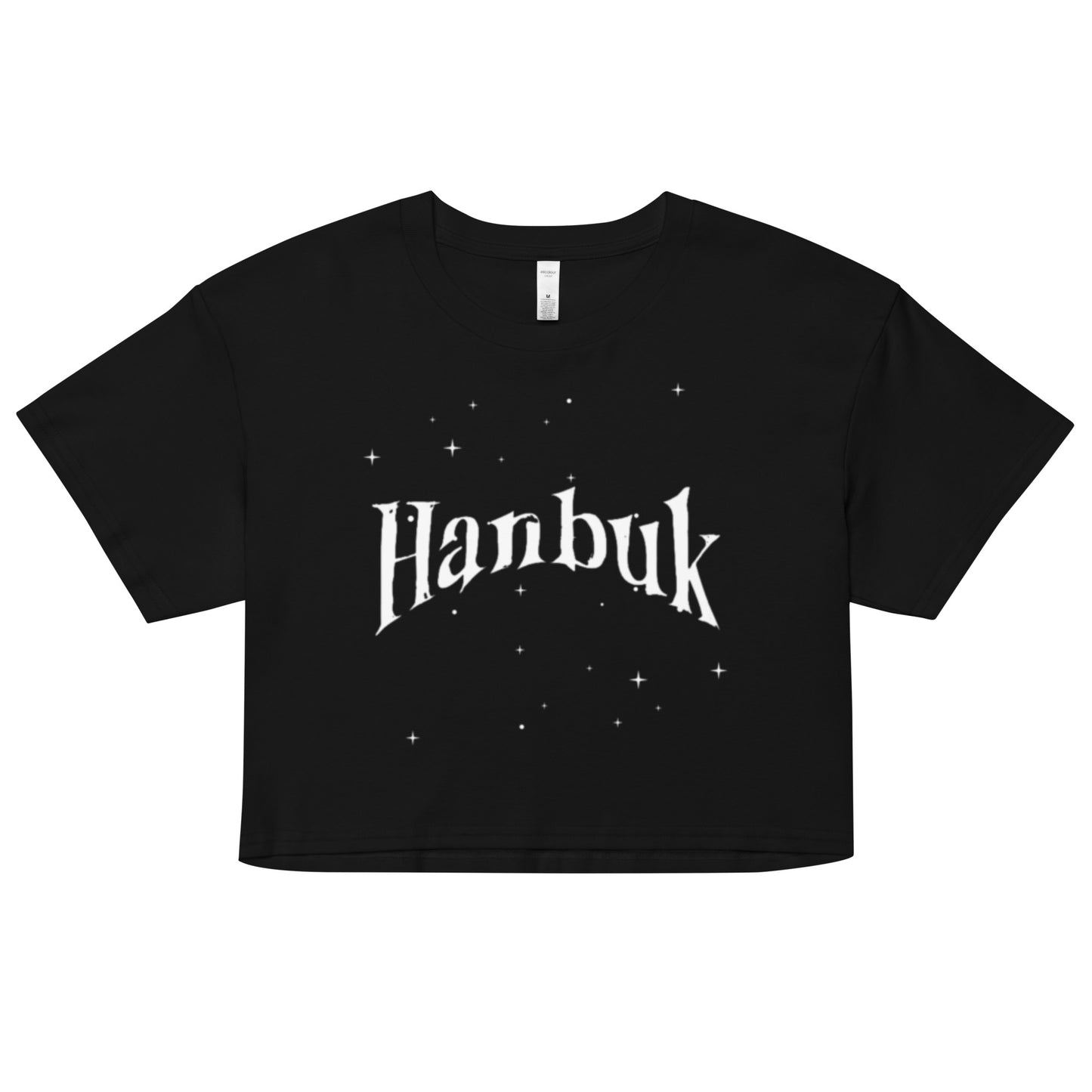 한북 Starry Night Crop Tee - Black